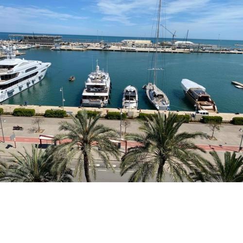 1ere ligne extraordinaire vue port et mer