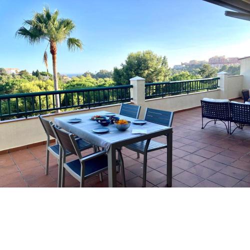 2 bedroom flat with stunning terrace & view