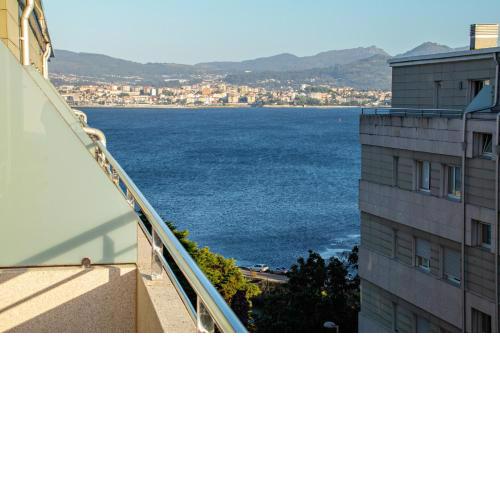 2 bedrooms appartement with sea view furnished terrace and wifi at Cangas