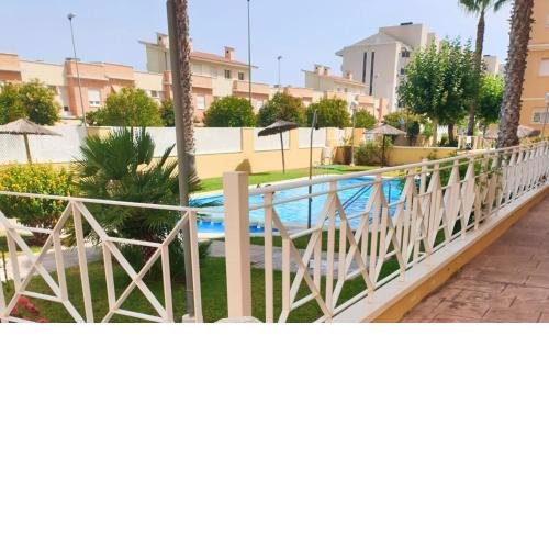 2 bedrooms appartement with shared pool balcony and wifi at Alacant 1 km away from the beach