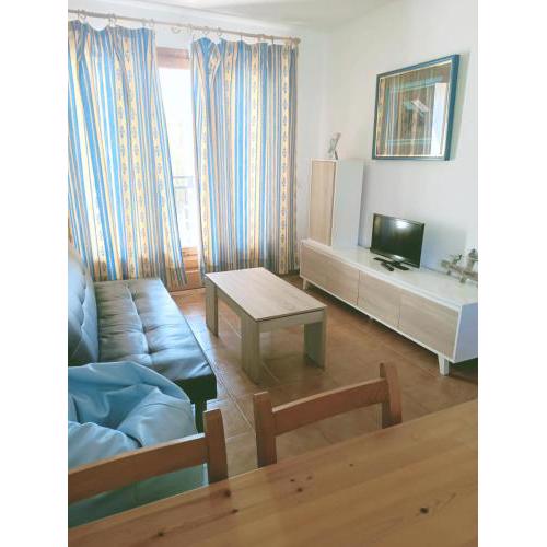 2 bedrooms appartement with shared pool terrace and wifi at Arenal d'en Castell