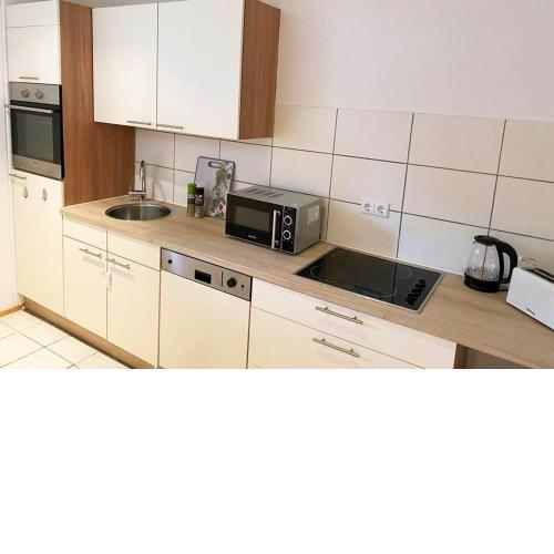2 room work & stay flat with Smart-TV and WLAN