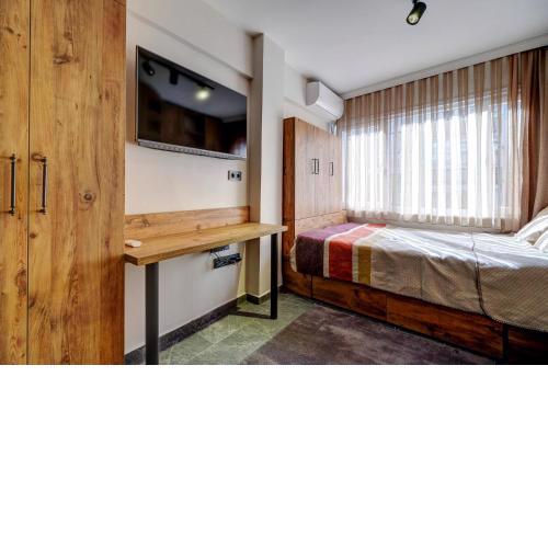 2023 Decoration, New electonics, 50Mbps internet, Modern, Studio, 18m2, Best Location, 300 m to Bosphorus