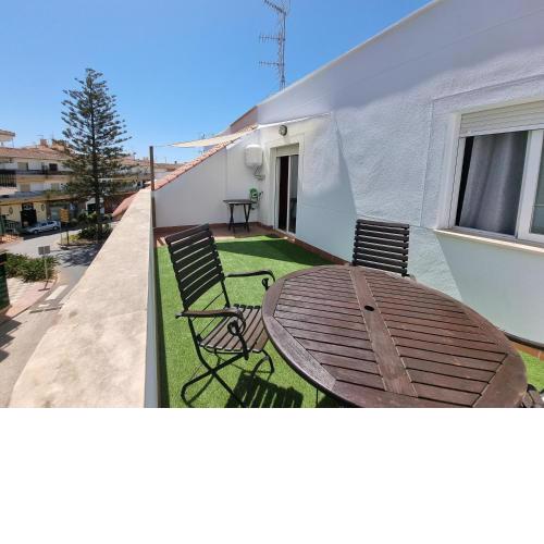 A 600m de la playa, terraza soleada