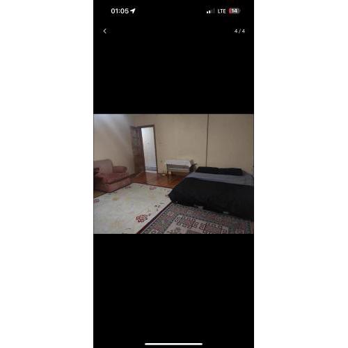 A private room with double bed