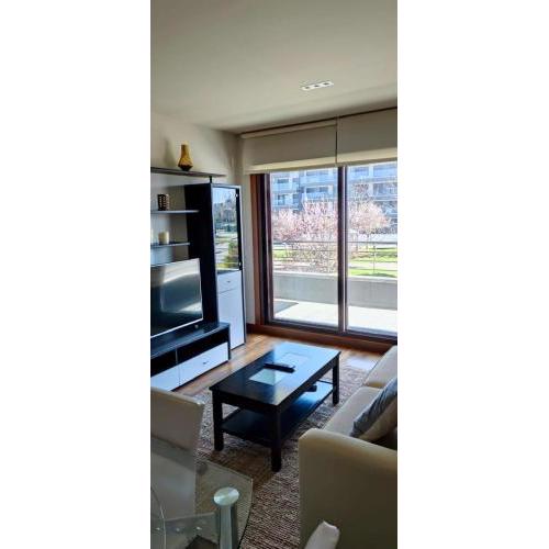 Acogedor apartamento con terraza en Portonovo