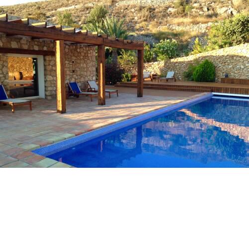 Agua Amarga Villa Sleeps 10 with Pool