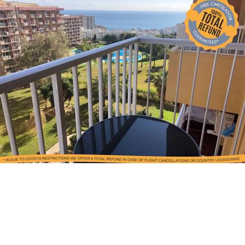 ''AGUILA'' Estudio Vistas al Mar, Piscina y Jardín (Benalmadena Costa)