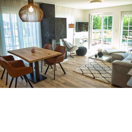Alte Fischfabrik Lauterbach FeWo Nr 19 Balkon, Hafennähe