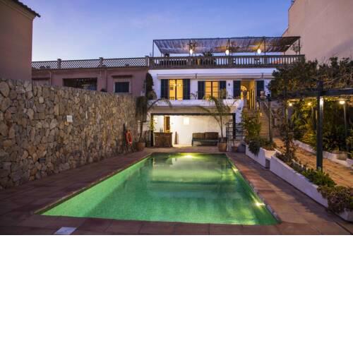 Alzina Living. Villa Son Mas, private charming house with pool in Palma.