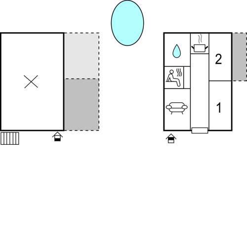 Amazing apartment in Grabrovnik with WiFi, Outdoor swimming pool and 2 Bedrooms