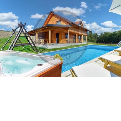 Amazing home in Grkavescak w/ Outdoor swimming pool, Jacuzzi and 3 Bedrooms