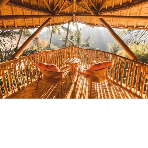 Ananda House 3bds Eco Bamboo House Pool River View