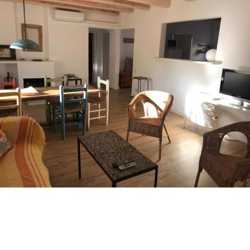 Apartament Ros Alt, Terraza, centro historico Sant Marti dEmpuries