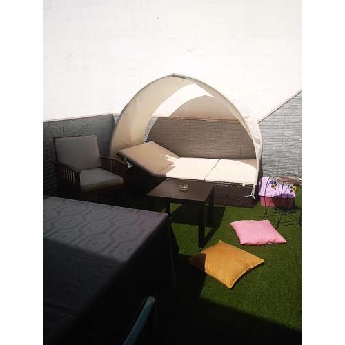 Apartamento 40m2 con terraza chillout de 20m2 totalmente equipado en casco historico