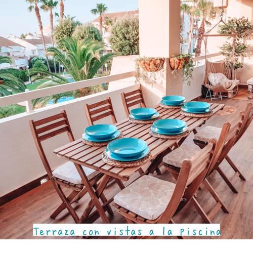 Apartamento Arenal pool and beach Jávea a 1 calle de la playa del Arenal