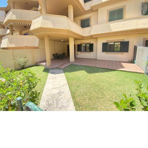 Apartamento bajo con jardín en playa Atlanterra