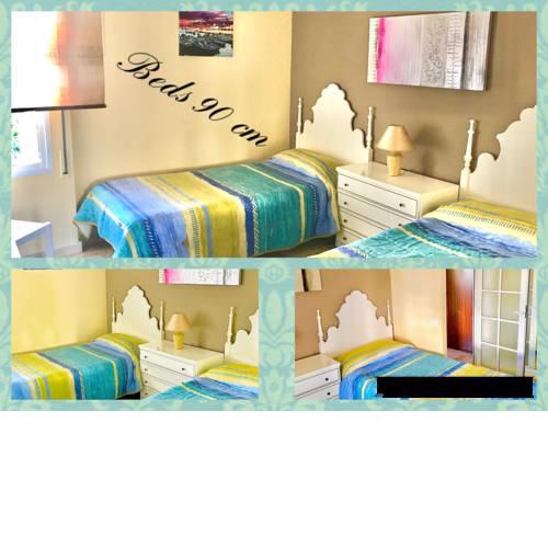 Apartamento con aire acondicionado+jardín y piscina