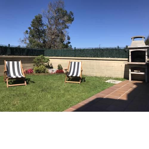 apartamento con jardín privado y barbacoa a 5 min playas santander