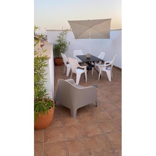 Apartamento con terraza privada