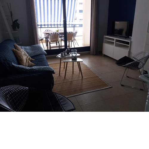 Apartamento Dénia. Frente Club Náutico con vistas al mar, terraza y piscina