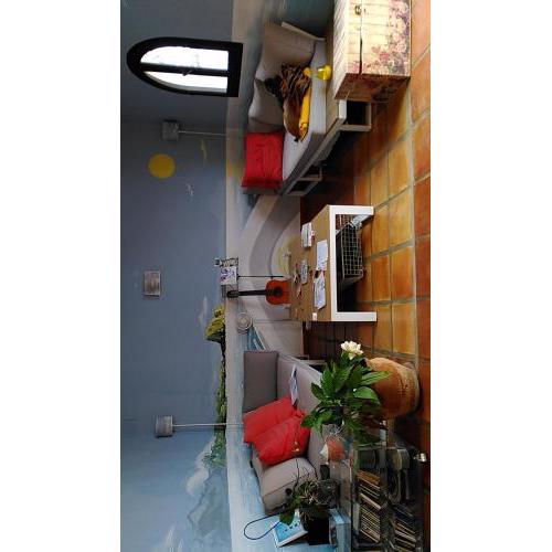 Apartamento en casa de pueblo con vistas al mar