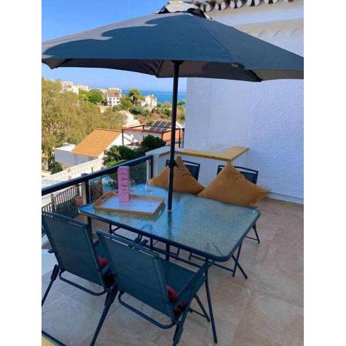 Apartamento en chalet con vista abierta al mar