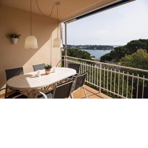 Apartamento familiar con vistas al mar en S'Agaro