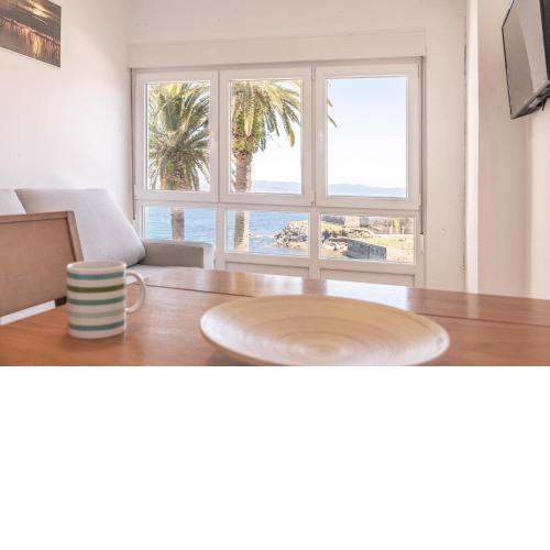 Apartamento Fisterra con vistas al mar