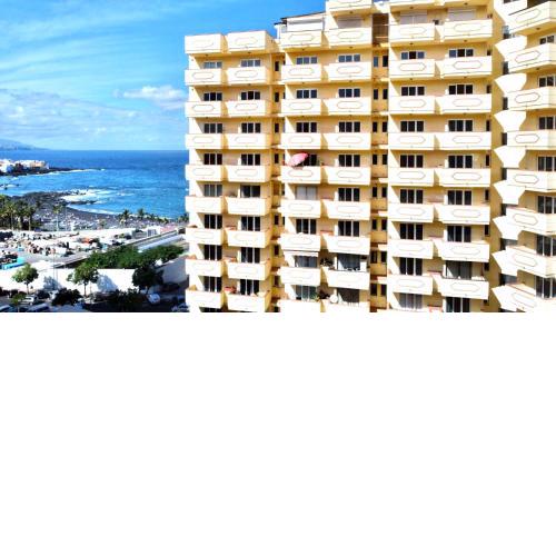 Apartamento junto al mar, con balcón, en Playa Jardin Puerto de la Cruz