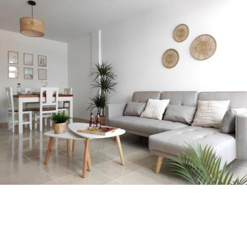 Apartamento Langosteira, con terraza y vistas al mar