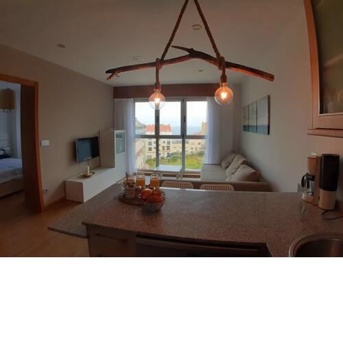 Apartamento praia Canido-Malpica
