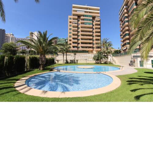 Apartamento Veremar, amplia piscina, jardines, soleado y andando a la playa de la Cala