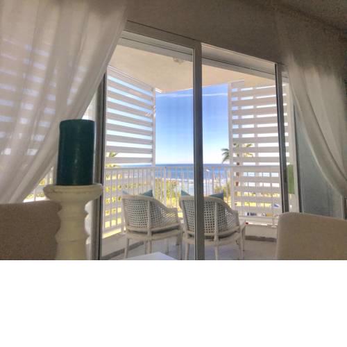Apartamentos frente a la playa
