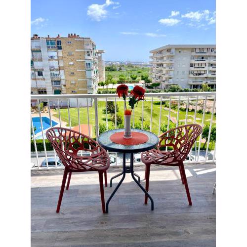 APARTBEACH ANCORA II FRENTE PLAYA LA PINEDA Y CLIMATIZADO