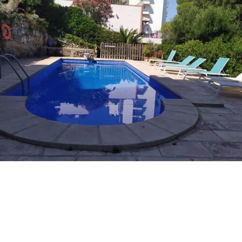Apart.Can Pons,con piscina, a 50 de la playa