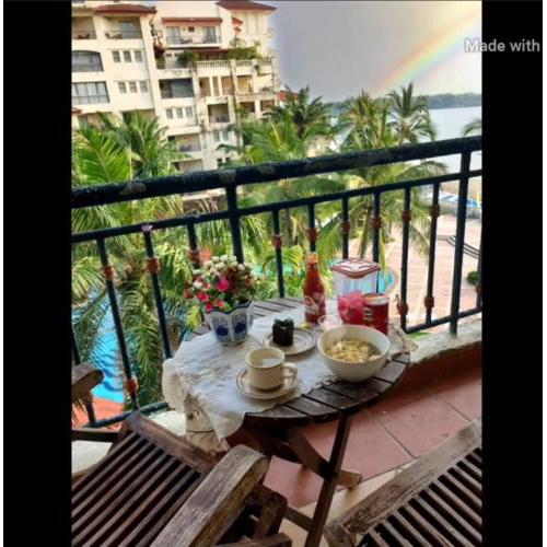 Apartemen Marbella anyer tower sadewa lt 5 view kolam renang & laut