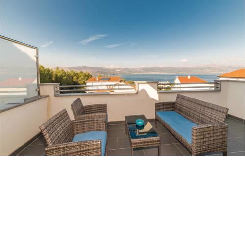 Apartment Arbanija with Sea View XIV