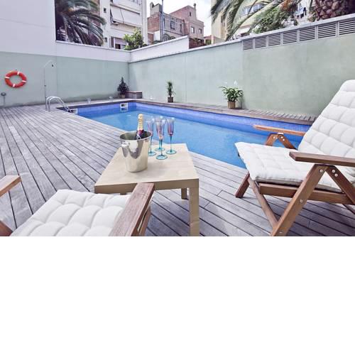 Apartment Barcelona Rentals - Gracia Pool Apartments Center