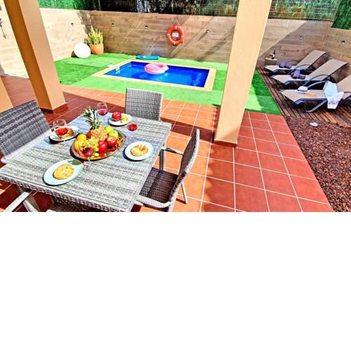 Apartment CASA TaraMar Tarajalejo max. 8 Personen Pool Meerblick Strandnah