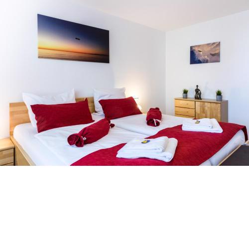 Apartment Eastside mit 3 Zimmern für bis zu 5 Personen mit Balkon