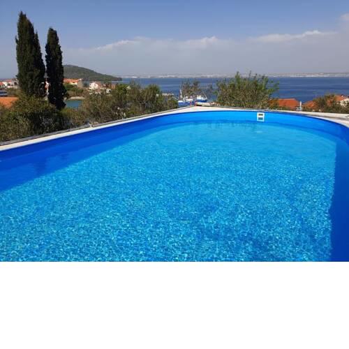 Apartment in Kali with sea view, balcony, air conditioning, Wi-Fi (4566-1)
