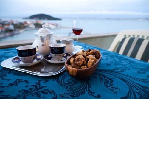 Apartment in Kali with Sea View, Balcony, Air Conditioning, Wi-Fi (4566-6)