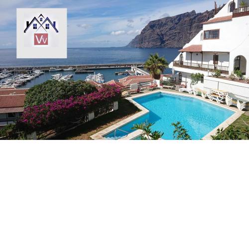 Apartment mit Sonnenterrasse und Panorama - Meerblick, 5 Min. von Hafen + Strand