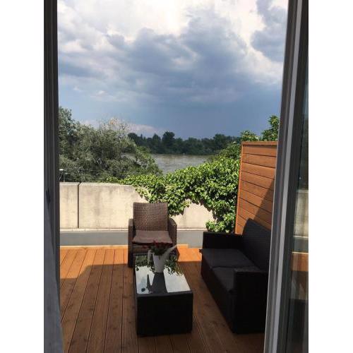 Apartment 'Rheinblick' mit grosser Terrasse