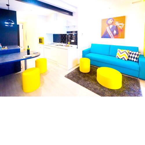 Apartment with 2 bedrooms in Seville with wonderful city view balcony and WiFi