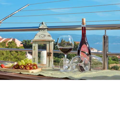 Apartment with a sea view TERRACE, BBQ, PARKING