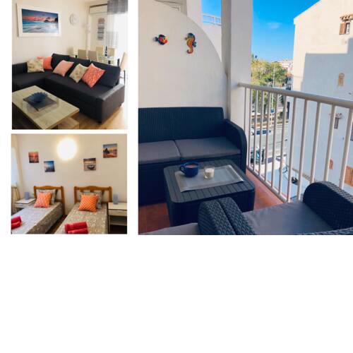 Apartment with balcony less than 10min walk to La Mata Beach!