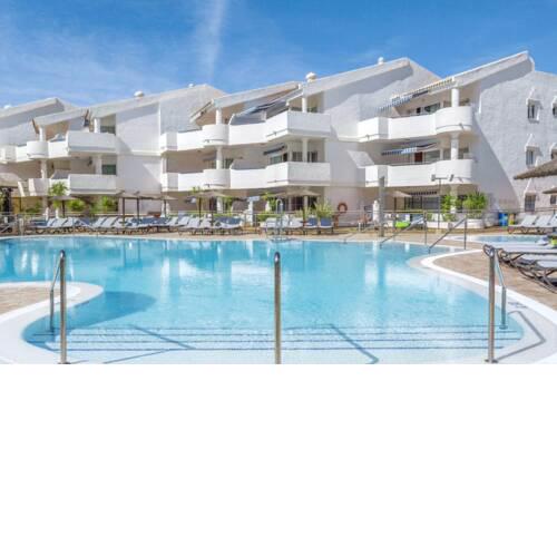 Apartment with one bedroom in Benalmadena with wonderful mountain view shared pool enclosed garden
