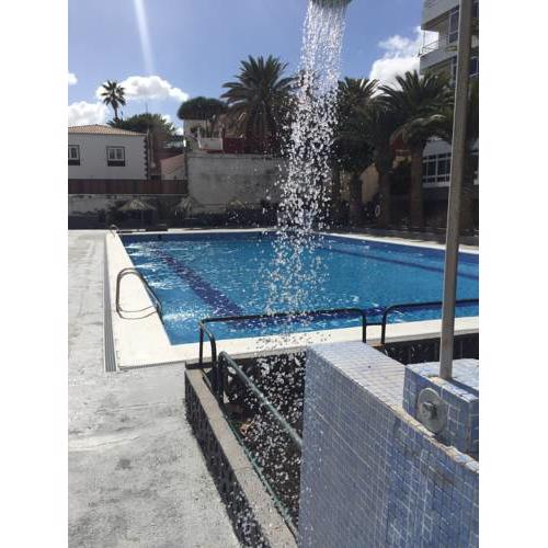 apartment with salt water pool